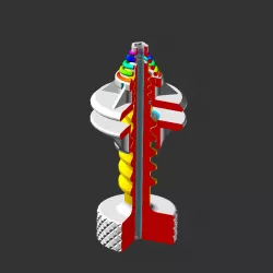 differential screw clamp