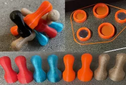 DIY embedded refrigerator / fridge magnets