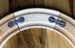 dog-bone connector for wooden trains
