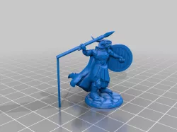 Dragonborn Warrior with Javelin
