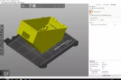 Drybox for Prusa Printer Enclosure V3 - with humidity sensor Optimized
