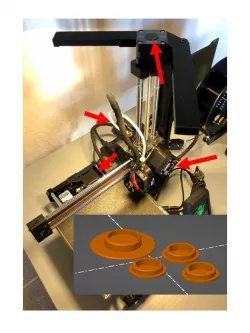 Dust Cover for Prusa Stepper Motor / Extruder