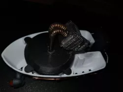 Engine housing for the exhausts + exhaust plugs 