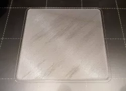 First layer test 100x100 mm square