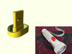 Flashlight Button Replacement Part