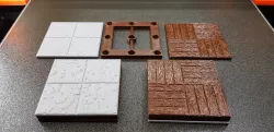 Floor 2.0:  2-sided, Wood and Stone 2x2