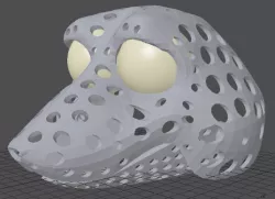 Fursuit- or puppet-head base - version39 - marten