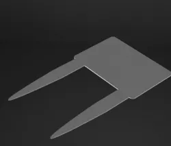 Garden Label 6x4cm - twin stake