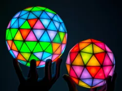 Geodesic(k) RGB LED Spheres