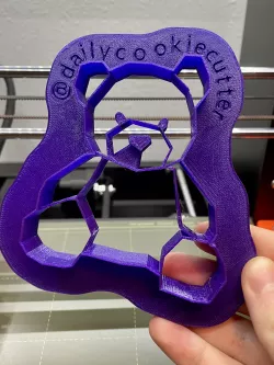 Geometric Teddy Bear Cookie Cutter