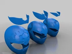 Gosei Sentai Dairanger :- Ryuu - Shishi - Tenma Helmets