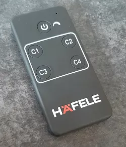 Hafele (Häfele) wall mounted LED remote holder