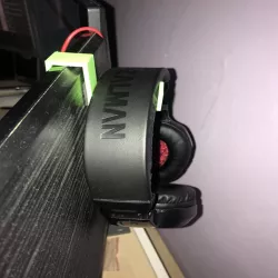 Headphones hook (on monitor)