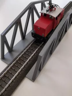 HO Scale Bridge without clips