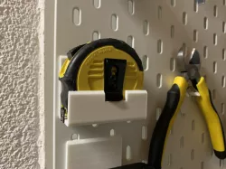 Ikea Skadis larger tape measure holder