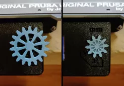 Involute Gear Control Knobs for MK3S