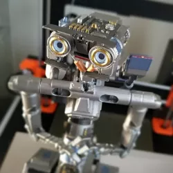 Johnny Five figure with SAINT parts & mods