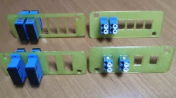 Kit adapter plates for optic patch panel Fiore
