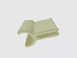 Klemmbrett Clip für Kugelschreiber / Clipboard clip for pen