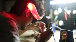 LED Fire Horns