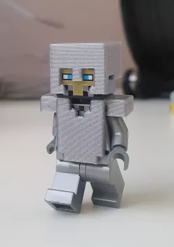 Lego Minecraft helmet and body armor
