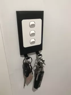 Light Switch Cover (with Key Hooks)