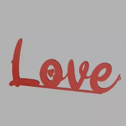 Love Dekoration für den Valentinstag