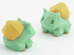 Low-Poly Bulbasaur - Multi and Dual Extrusion version
