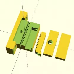 Low Profile Adjustable Y Belt Holder