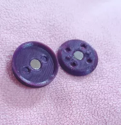 Magnetic Easy Swap Face Button