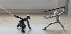 Modified parts for soozafone's LUCKY 13 Figure