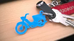 Moped Keychain