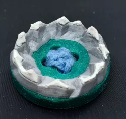 Mountain Lake Button
