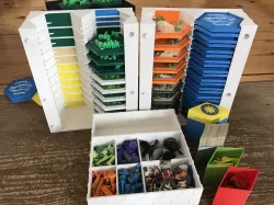 Multicolor 5-6 Player storage for Settler 2.0