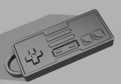 NES Controller Keychain