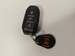 NFC tag keychain.