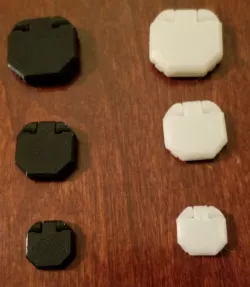 No-Thread-Show Hinged Octagonal Fashion Button
