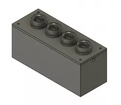 Olimex ESP32  ArtNet Node Housing