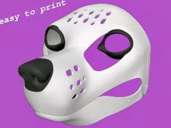 OpenFur: Large Canine Fursuit Head