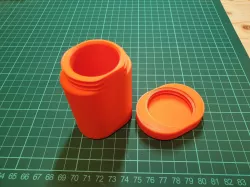 Oval Screwable Container
