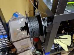 Parametric Hangable Any-Direction Continuous Slip Clutch with optional Auto-Rewind Universal Spool Holder