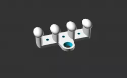 Parametrizable cable holder