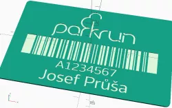 Parkrun Barcode Card