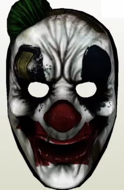 Pay Day 2 Clown Face