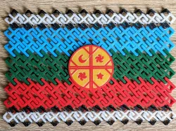 Pins for Chainmail 2.0 (Bandera Mapuche)