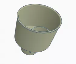 Planter for one liter pet bottle.
