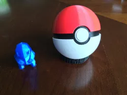 Pokeball (opens and closes)
