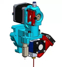 Prusa I3 Extruder (Flexible Filament)(Mk7/MK8)(BLTouch/18mm Capacitive Sensor/12mm Inductive Sensor))