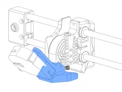 Prusa Mini RHD Fan Duct Rev. C