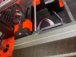 Prusa MK3 Heatbed Cable Support with ziptie